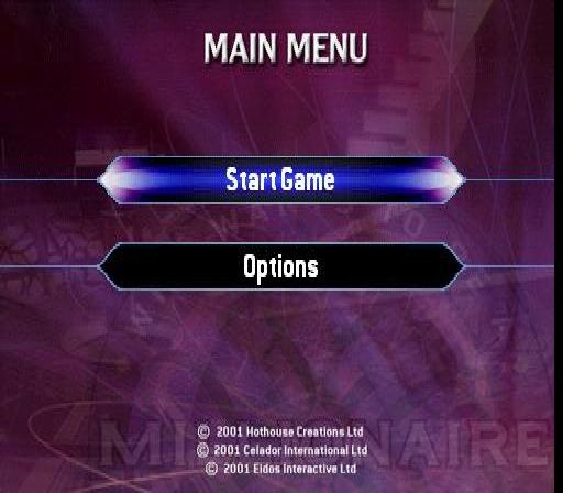 Who Wants to Be A Millionaire screenshot 3 for Playstation